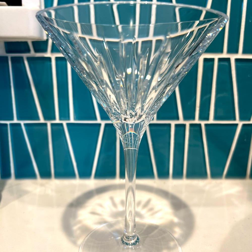 Reed & Barton SoHo crystal martini glass (1)